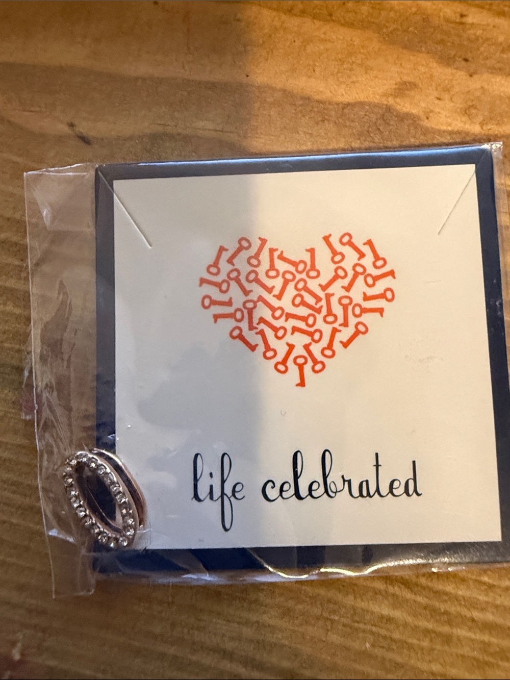 KEEP Collective Pave Rose Gold Letter O Charm